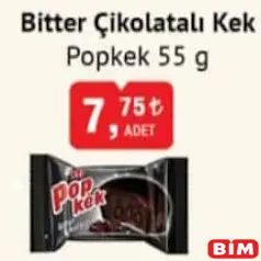 ETİ POPKEK BİTTER ÇİKOLATALI KEK 55 G ETİ POPKEK BİTTER ÇİKOLATALI KEK 55 G